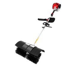 Gas Power 52CC Handheld Sweeper Broom Driveway Turf Artificial Grass Snow Clean