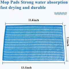 Steam Mop Pads for HAAN SI-40 SI-70 SI-35 Replacement Cleaning Pads for RMF4X…