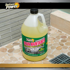 Instant Power Commercial Drain Maintainer – Liquid Enzyme Clog Remover, Cleans a