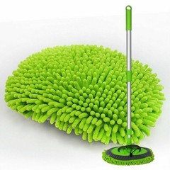 Microfiber Car Wash Brush Cleaning Mop Auto Truck 40″ Long Handle Extension US