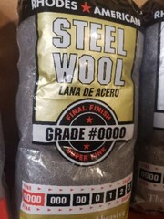Rhodes American Steel Wool Very Fine #00 #0000 (LOT OF 4) PLEASE READ