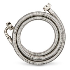 Niikappu Washing Machine Hoses 5ft, 1 Pack Braided Stainless Silver