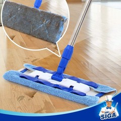 MR.SIGA Professional Microfiber Mop for Hardwood, Laminate, Tile Floor Cleani…