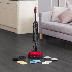 Versatile Electric Floor Washer with Scrubbing, Scouring, and Polishing
