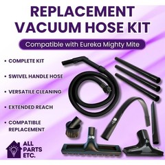 Replacement Vacuum Hose Kit for Eureka Mighty Mite OEM 60289-1 and More – 9pk