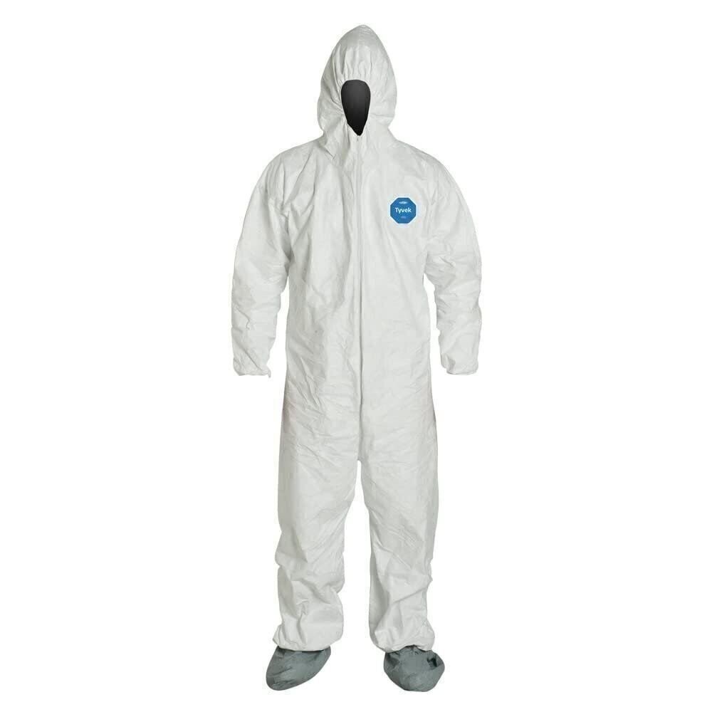 DuPont Tyvek 400 TY122S NAFTA Sourced Disposable Protective Coverall with…