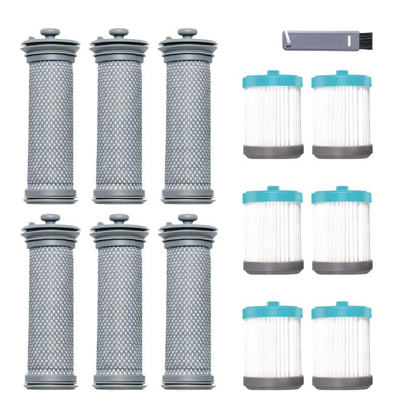 Keluke 12 Pack Cordless Vacuum Filter Replacement Compatible Tineco A10 Hero