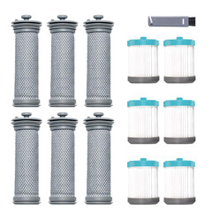 Keluke 12 Pack Cordless Vacuum Filter Replacement Compatible Tineco A10 Hero