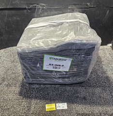 (QTY 100) TaskBrand AS-INB-P 15In x 18in Universal Sorbent Pad, Melt Blown -Gray