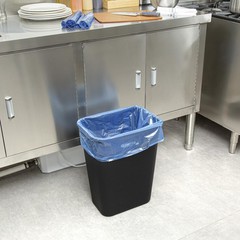 Restaurantware Recycling Trash Bags 250 Count 12-16 Gallon Heavy-Duty Plastic