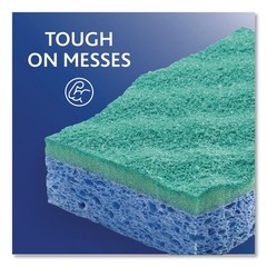 O-Cedar 169431PK Scrunge Non-Scratch Scrub Sponge – Green/Blue (2/Pack) New