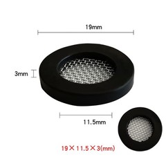 40 Pcs Stainless Steel Hose Coupling Filter Washers with 19 millimeters