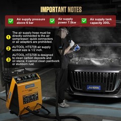AUTOOL HTS708 Dry Ice Blasting Cleaning Machine Efficient Dry Ice Blaster Machin