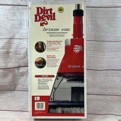 NEW Dirt Devil Broom Vac Lightweight Vacuum BD20005RED