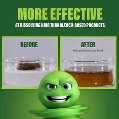 Green Gobbler Liquid Hair Drain Clog Remover & 1 Count (Pack of 6), Natural