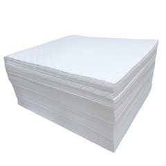 Heavyweight Oil Absorbing Pads,White Absorbing Heavy Weight Oil-Only Absorben…