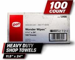 Industrial Shop Towels 100 Count Heavy Duty Cleaning Rags 11.5″x24″