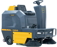 49″ Ride-On Floor Sweeper, 21Gal 48V 4*67Ah, CSR49