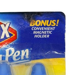Clorox Bleach Pen Gel 2 Pack Magnetic Holder New Taped Package Dual Tip