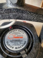 Oreck Orbiter Heavy Duty Walk-Behind Floor Buffer Polisher Disc 115V 205032