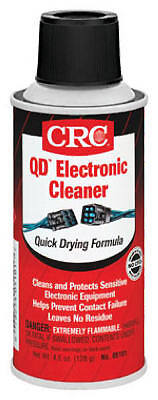 CRC 05101 4.5-oz. Quick-Dry Electronics Cleaner Aerosol – Quantity 12