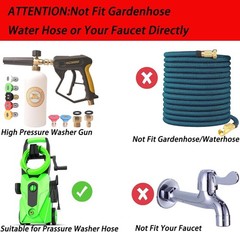 High Pressure Washer Gun Foam Cannon Adapter Extension Rod Power Washer Kit