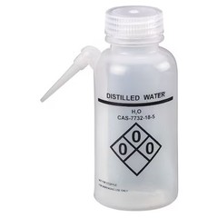 Translucent, Wash Bottle 8 Oz., (Formerly Lab Safety Supply), Pk4, 24J892