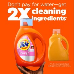 Tide Plus Boost of Ultra Downy Liquid Laundry Detergent, 92 Fl Oz (Pack 1)