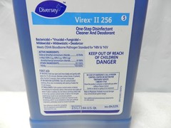 Diversey Virex II 256 One Step Disinfectant Cleaner 2.5L (EXP 4/28) G70K