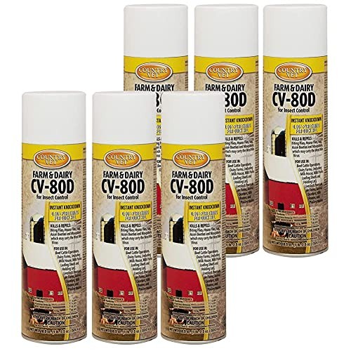 Country Vet Farm & Dairy CV-80D For Insect Control – 18.5 oz (Case of 6) –