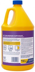 Floor Sealer Stain-Resistant Clear Gloss Coating Safe Commercial 4-Pack 128 oz.
