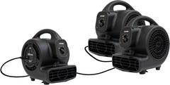 Portable 138W Air Mover Fan 600 CFM Stackable Water Damage Restoration