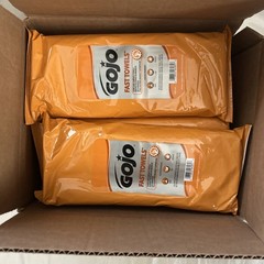 GOJO 628506 2-Ply FAST TOWELS Hand Cleaning Towels – Citrus, BL (6 PK/CT) New