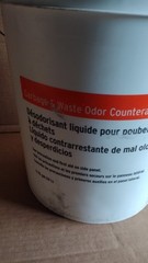 ECOLAB GARBAGE & WASTE ODOR COUNTERACTANT LIQUID 5 Gallon. EXP.09/2024 NEW