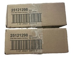 Liner Wax Napkin Sanitary Disposal Case of 250 Sealed (Box Of 2 / Total Of 500)