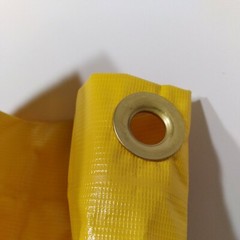 Uline S-21665 Yellow Zipper Vinyl Replacement Bag For Janitor Cart 24 Gallon