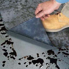 Pig Mat270 Sorbent Roll, 14 Gal, 31 In X 100 Ft, Universal, Gray, Polyester,