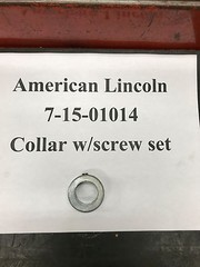 7-15-01014 – American Lincoln – Collar w/ Screw Set, Nilfisk Advance, Clarke