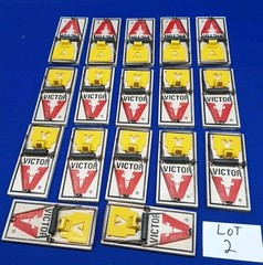 Lot Of 17 New Victor Mouse Snap Traps M325 Pro Rodent Control Mouse Traps
