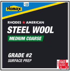 Homax Medium Coarse Grade #2 Steel Wool (12-Pad)
