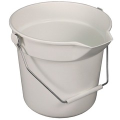 Impact 5510 10.63″ Dia 10 qt Polypropylene Deluxe Heavy-Duty Bucket – Gray New