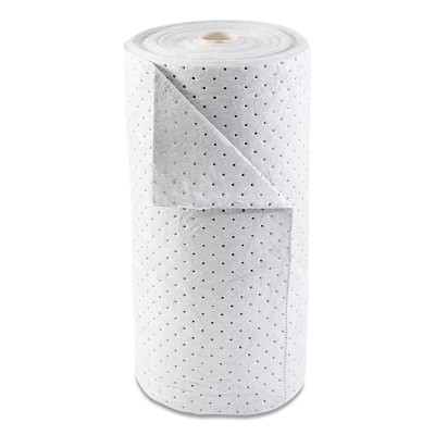 Oil-Only Sorbent Roll, Heavy-Weight, Absorbs 24 gal, 30 in x 120 ft ORS Nasco