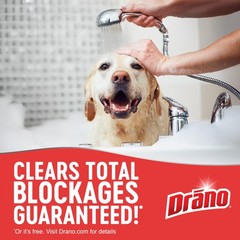 Drano Max Gel Drain Clog Remover & Cleaner, Fast-Acting 32 Fl Oz (Pack of 1)