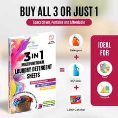 Color Catcher Fabric Softener Laundry Detergent Sheets 25 Count (Pack of 1)