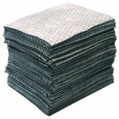 Oil-Dri L91003 Absorbent Pad, Universal, 200 Pk ,Gray