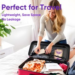Travel Laundry Detergent Sheets 60 Count (Pack of 1), Lavender 120Loads