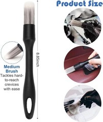 Car Interior Duster Detail Brush Cleaning Kit, Soft Microfiber Towels Dashboard
