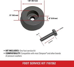 Simpson Genuine OEM Foot Service Kit – 7107262