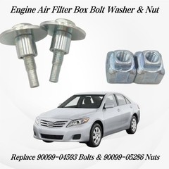 Engine Air Filter Box Bolt Washer & Nut Set – 2 Pairs Compatible with Toyota …