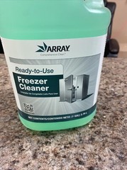 ARRAY FREEZER CLEANER READY TO USE 1 GALLON DOORS WALK IN FREEZER COMMERCIAL NEW